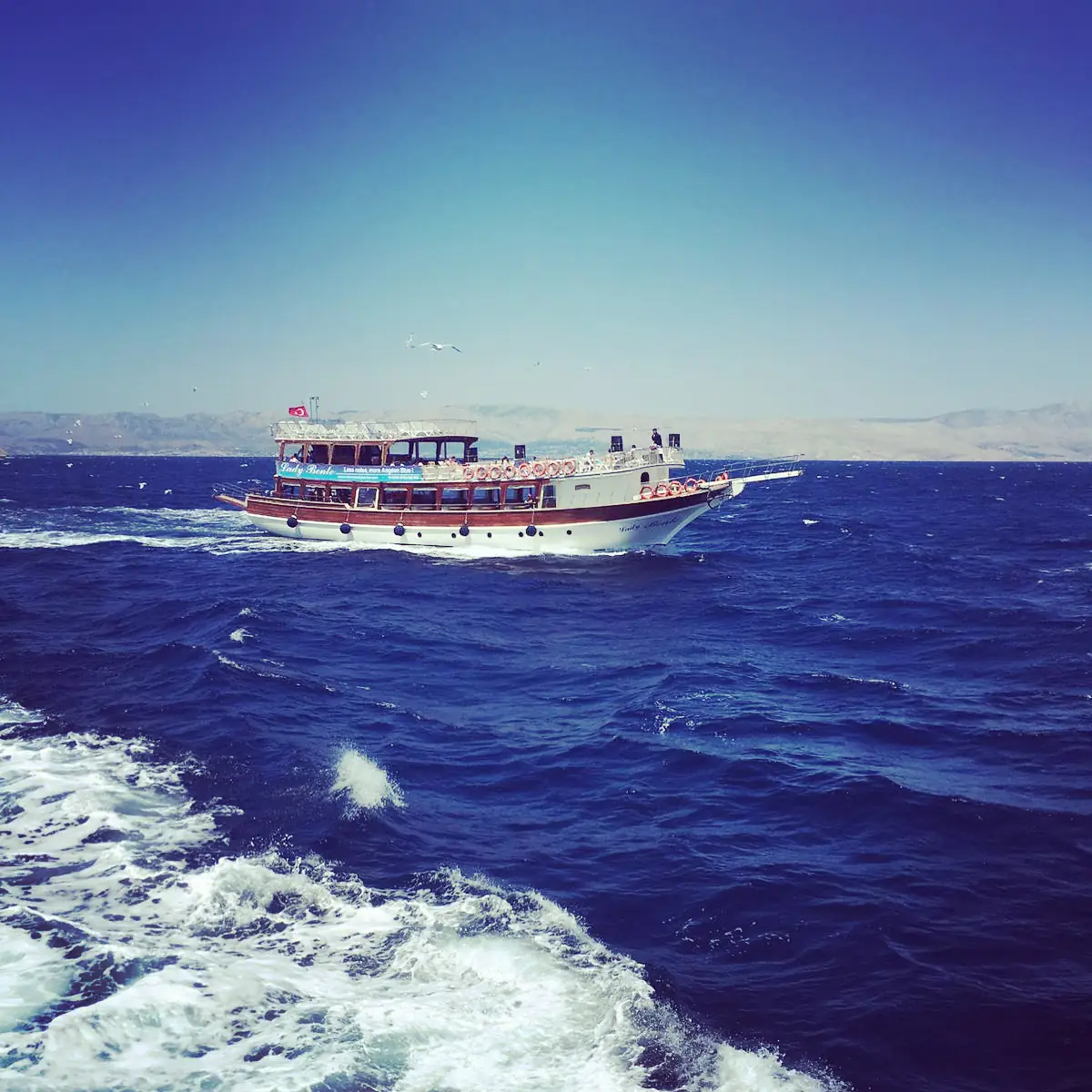 Lady Bente denizde seyir halinde